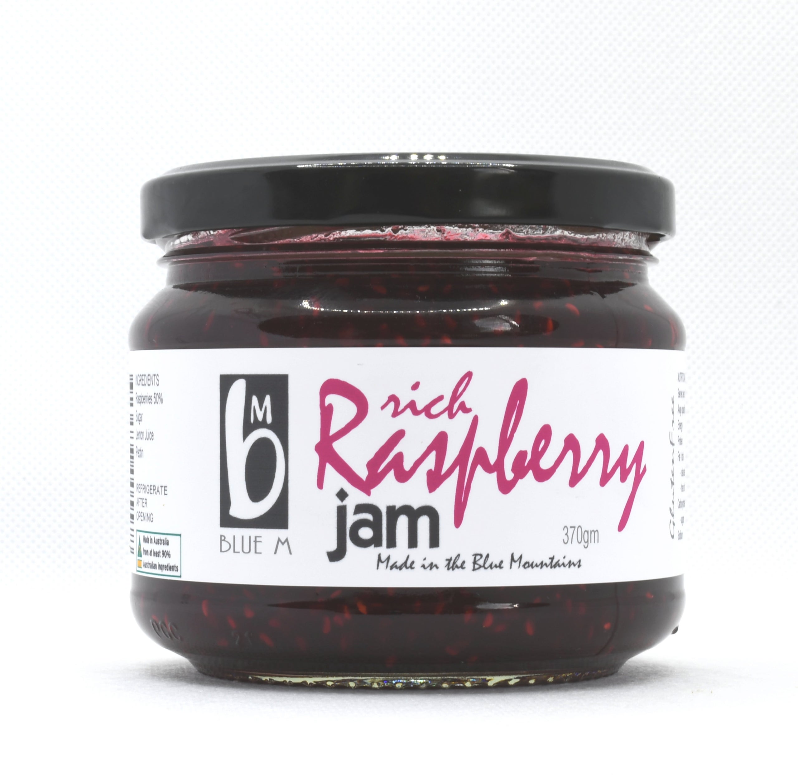 Raspberry Jam 370gm Blue M Food